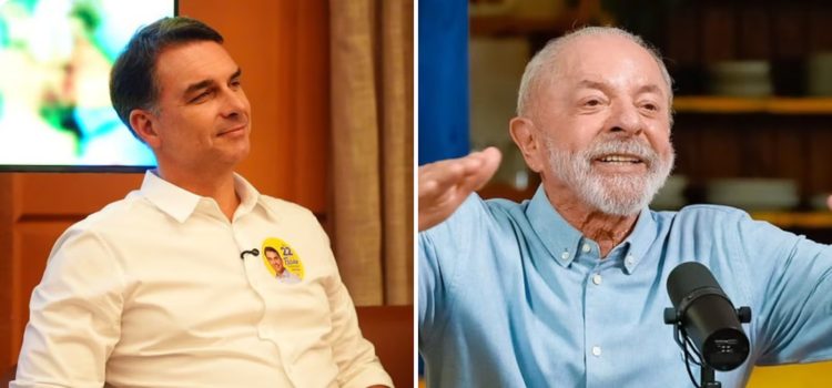 Pesquisa Veritá: Flávio tem 51,3% e Lula registra 48,7% dos votos válidos