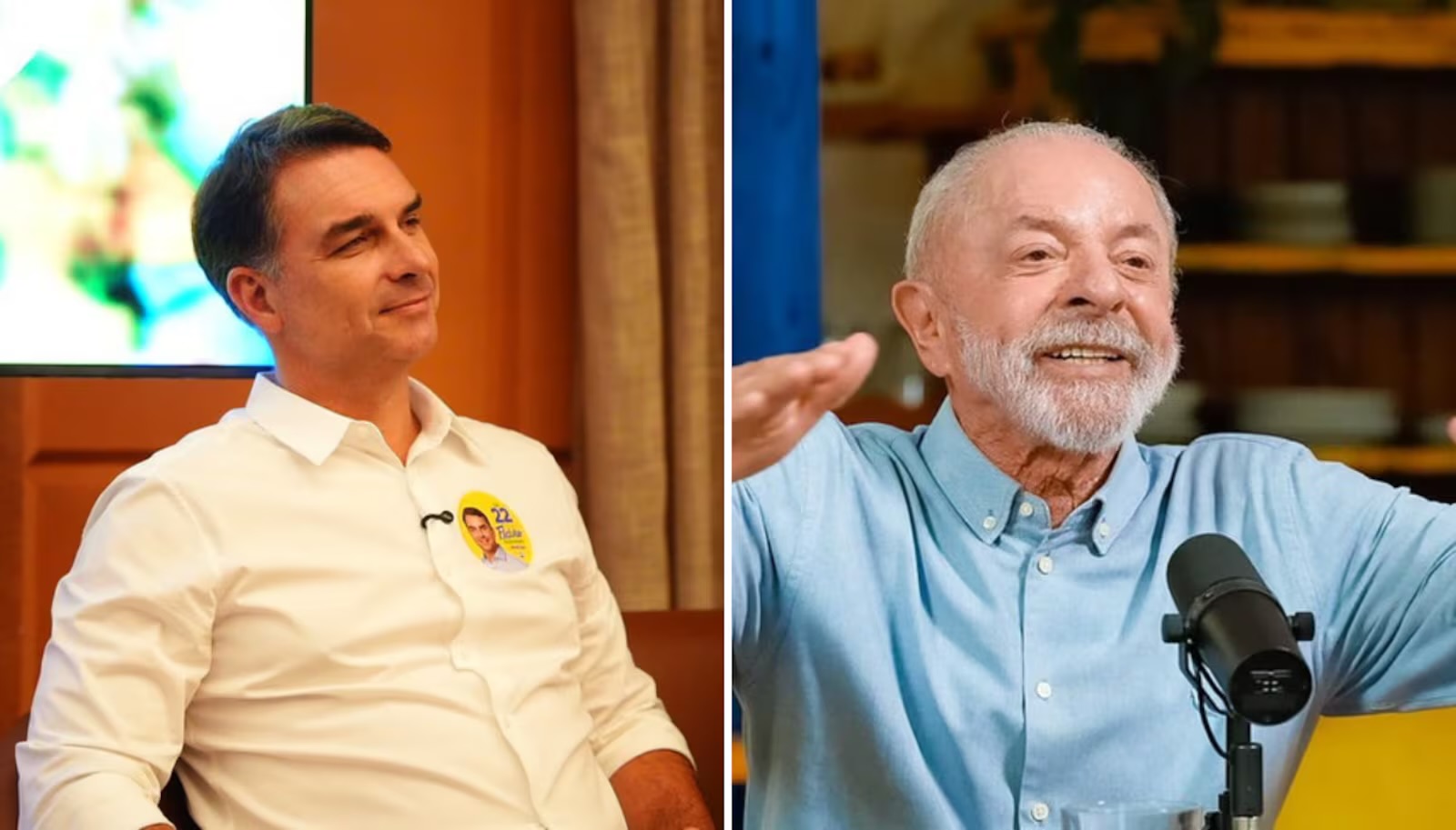 Pesquisa Veritá: Flávio tem 51,3% e Lula registra 48,7% dos votos válidos