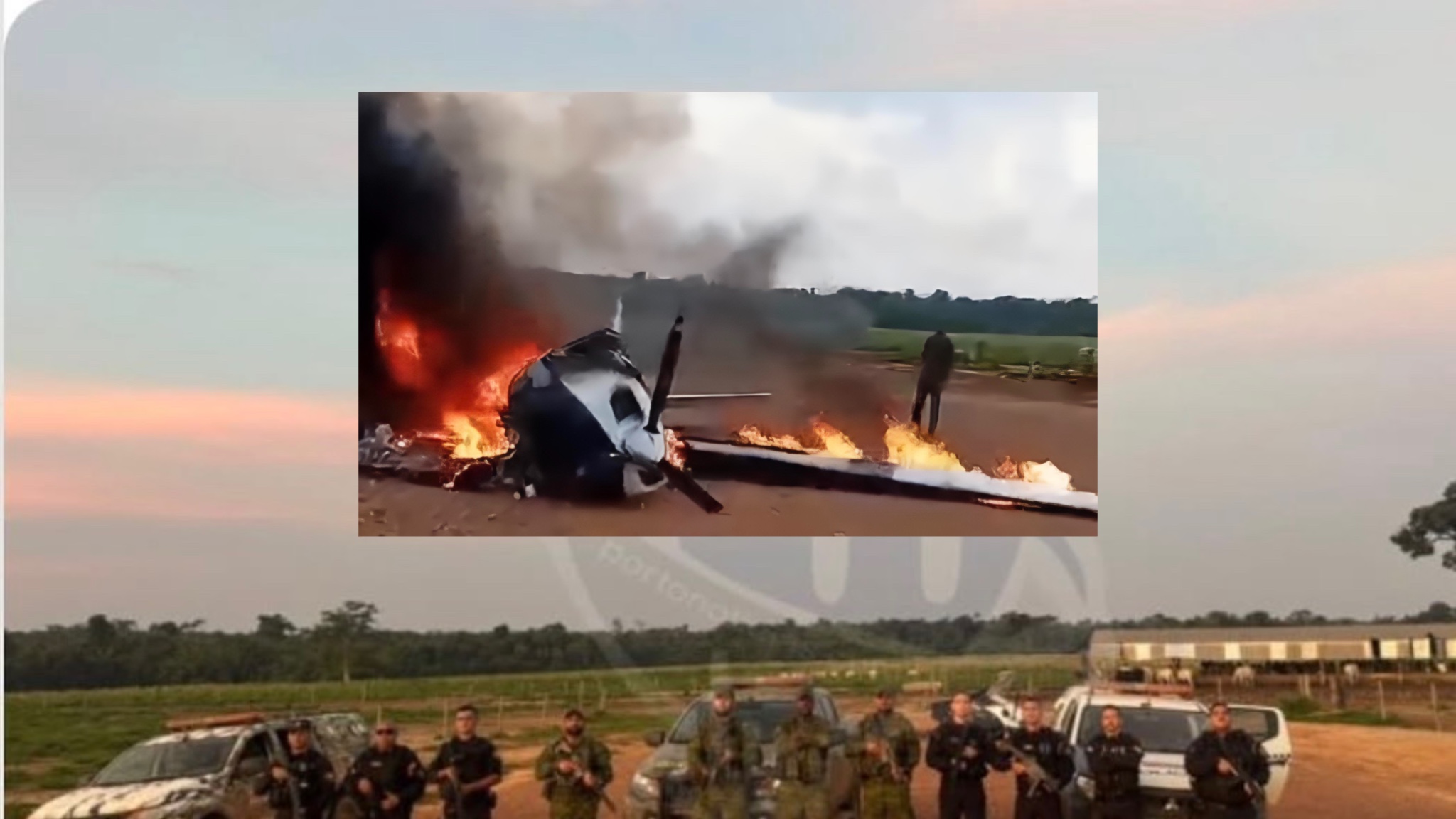 Piloto que fugiu da FAB e deixou avião incendiado morre em confronto com o Gefron em MT