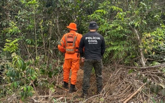 Polícia encontra ossada em cova rasa e suspeita de trabalhador executado por facção em MT; vídeo