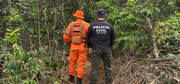Polícia encontra ossada em cova rasa e suspeita de trabalhador executado por facção em MT; vídeo