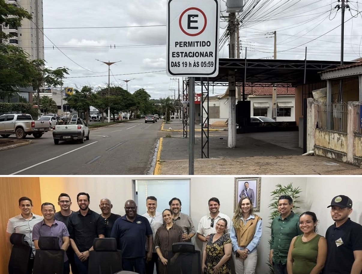 Prefeitura atende comerciantes e libera estacionamento à noite na Lions em Rondonópolis