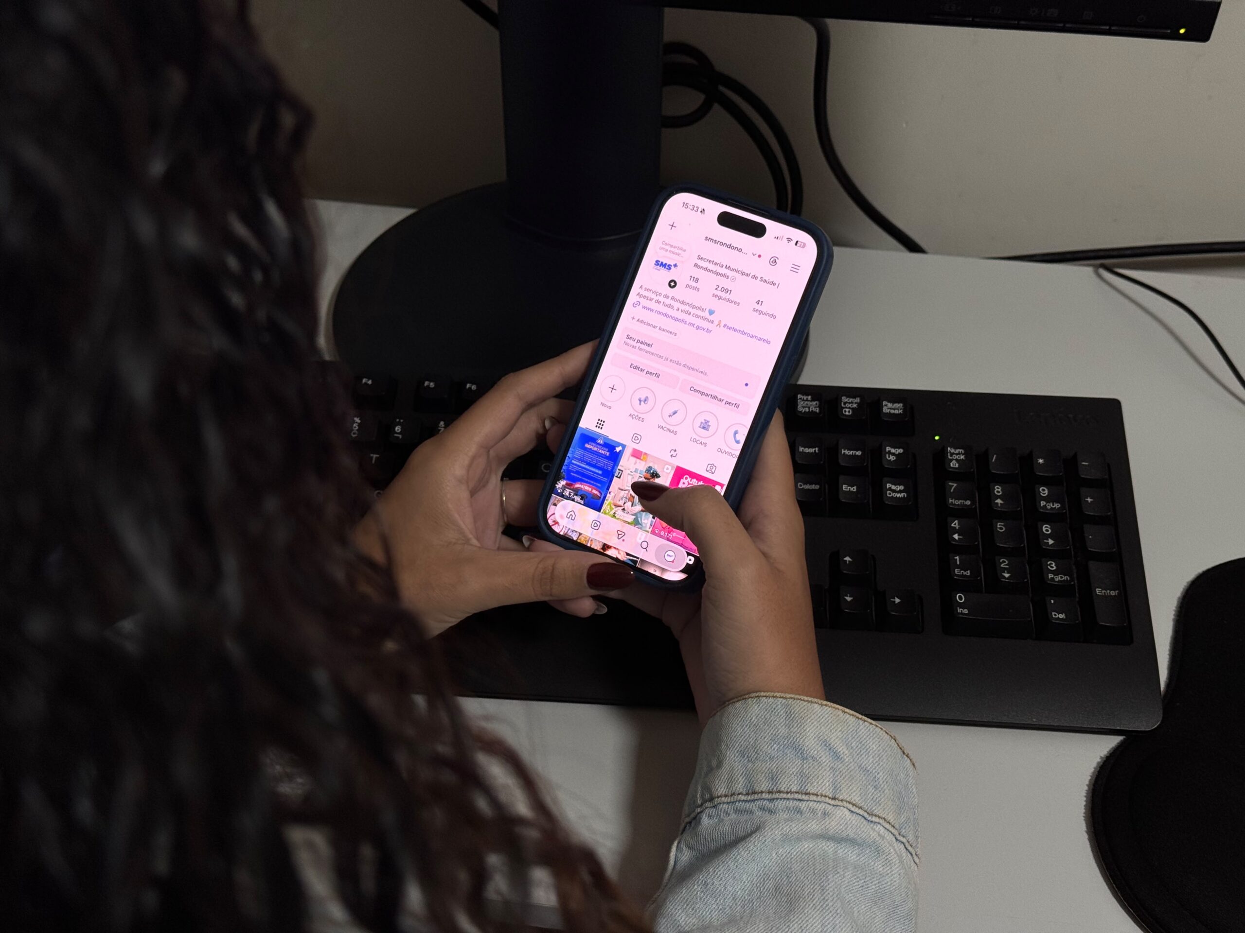 Secretaria de Saúde amplia comunicação com a população pelo Instagram