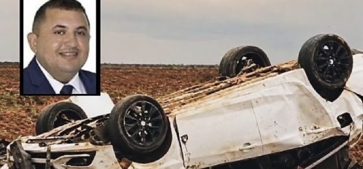 Vereador e duas mulheres morrem após carro sair da pista e capotar em MT