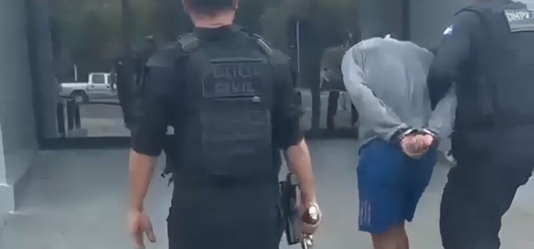Vídeo mostra prisão de jovem que executou homem com 15 tiros em Rondonópolis